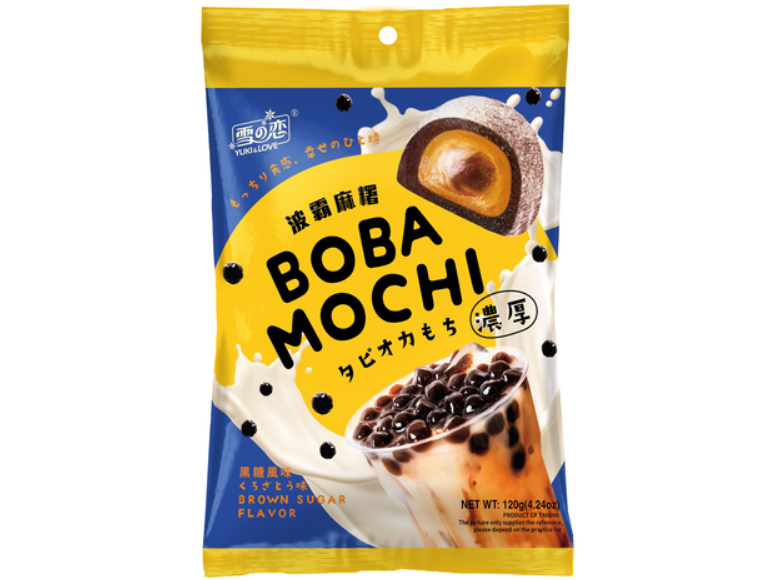 BOBA MOCHI 120G GUSTO ZUCCHERO DI CANNA [ box da 12]