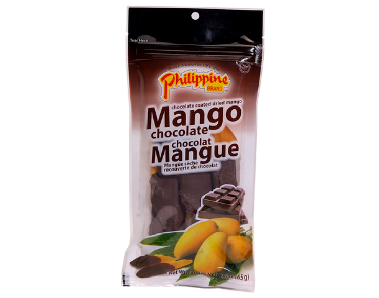 PHILIPPINE MANGO RICOPERTO DI CIOCCOLATO 65G [ box da 5 ]