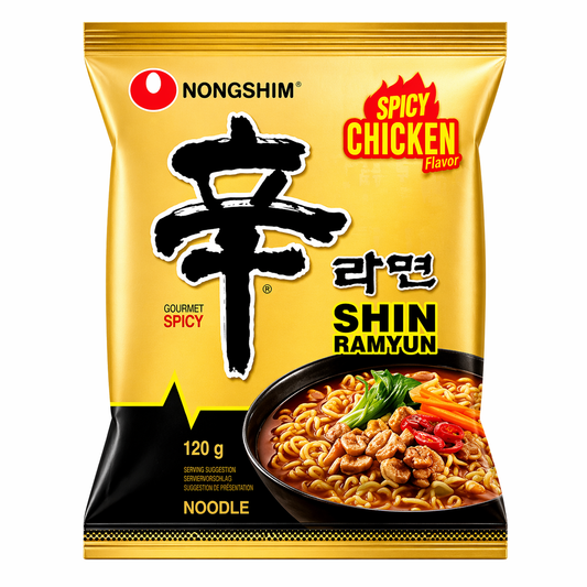 NONGSHIM SHIN RAMEN ISTANTANEO 120G POLLO PICCANTE [box da 20]