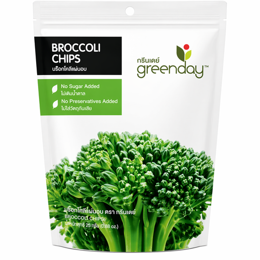 GREENDAY CHIPS DI BROCCOLI 25G  [scatola da 12 ]