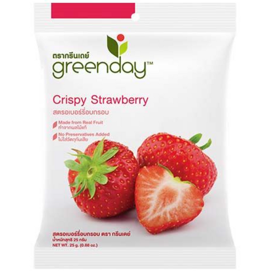 GREENDAY FRAGOLE LIOFILIZZATE 25G [ scatola da 12 ]