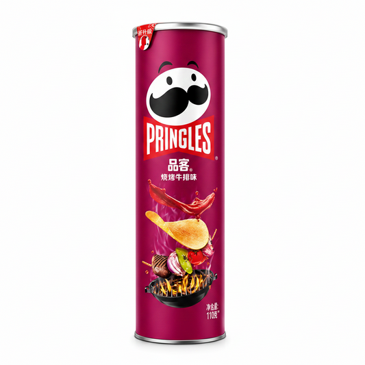 PRINGLES PATATINE 110G GUSTO BBQ CARNE ALLA GRIGLIA