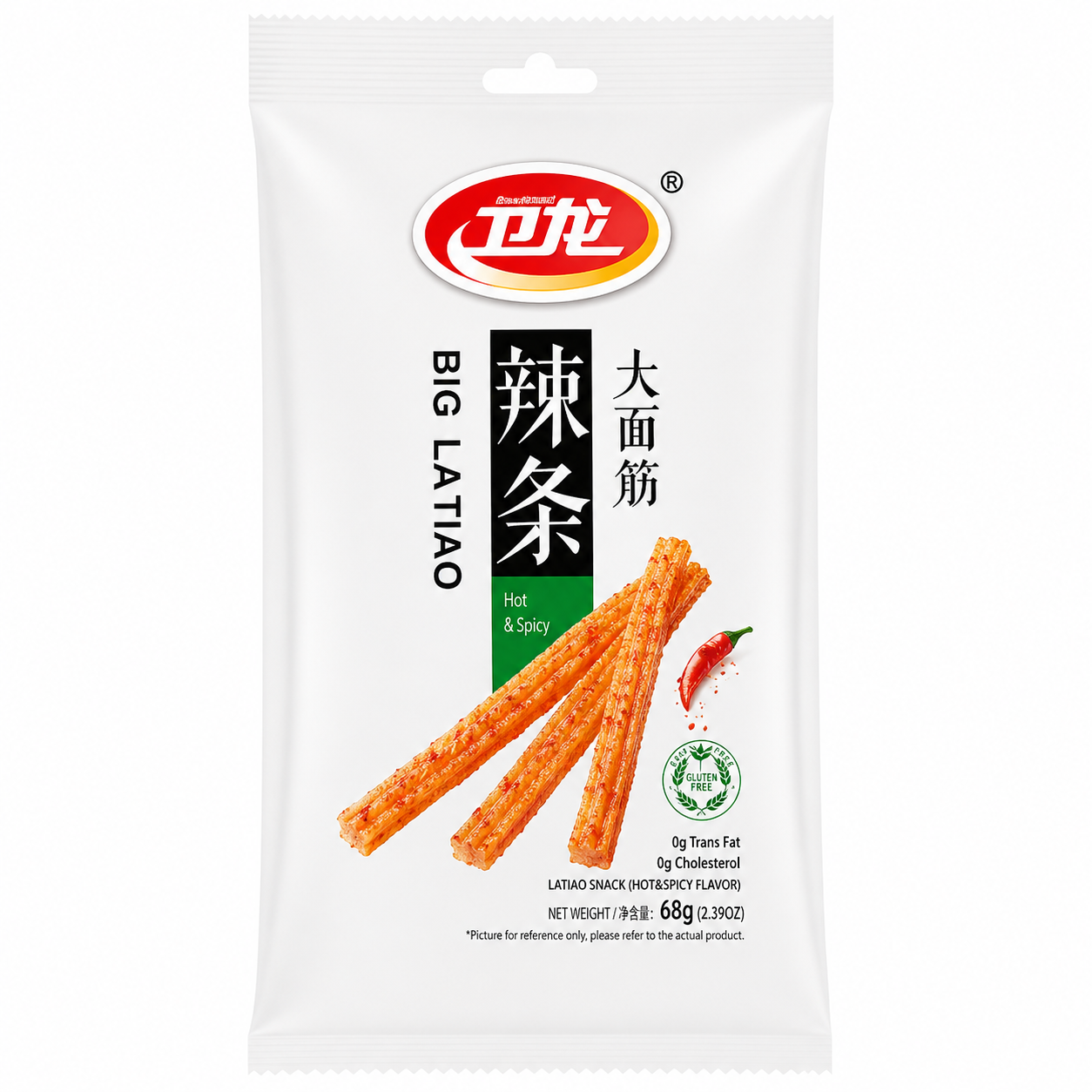 WEILONG BIG LATIAO 68G PICCANTE [scatola da 10]