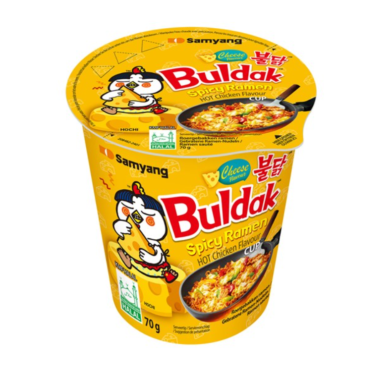 BULDAK RAMEN IN CUP 80G FORMAGGIO [box da 6]