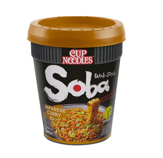 CUP NOODLES SOBA IN CUP 89G CURRY GIAPPONESE [ scatola da 8 ]