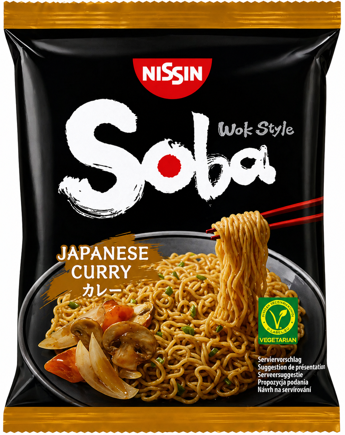 NISSIN SOBA GUSTO CURRY 109G [scatola da 9]