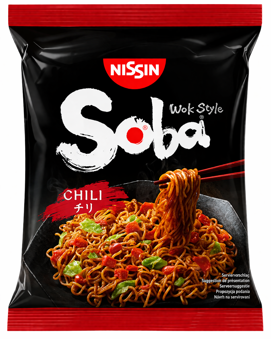 NISSIN SOBA GUSTO CHILI PICCANTE 109G [scatola da 9]