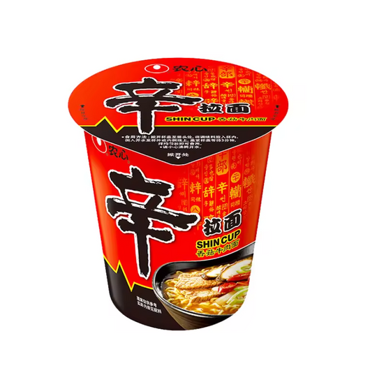 NONGSHIM SHIN RAMEN IN CUP 68G PICCANTE [scatola da 12]