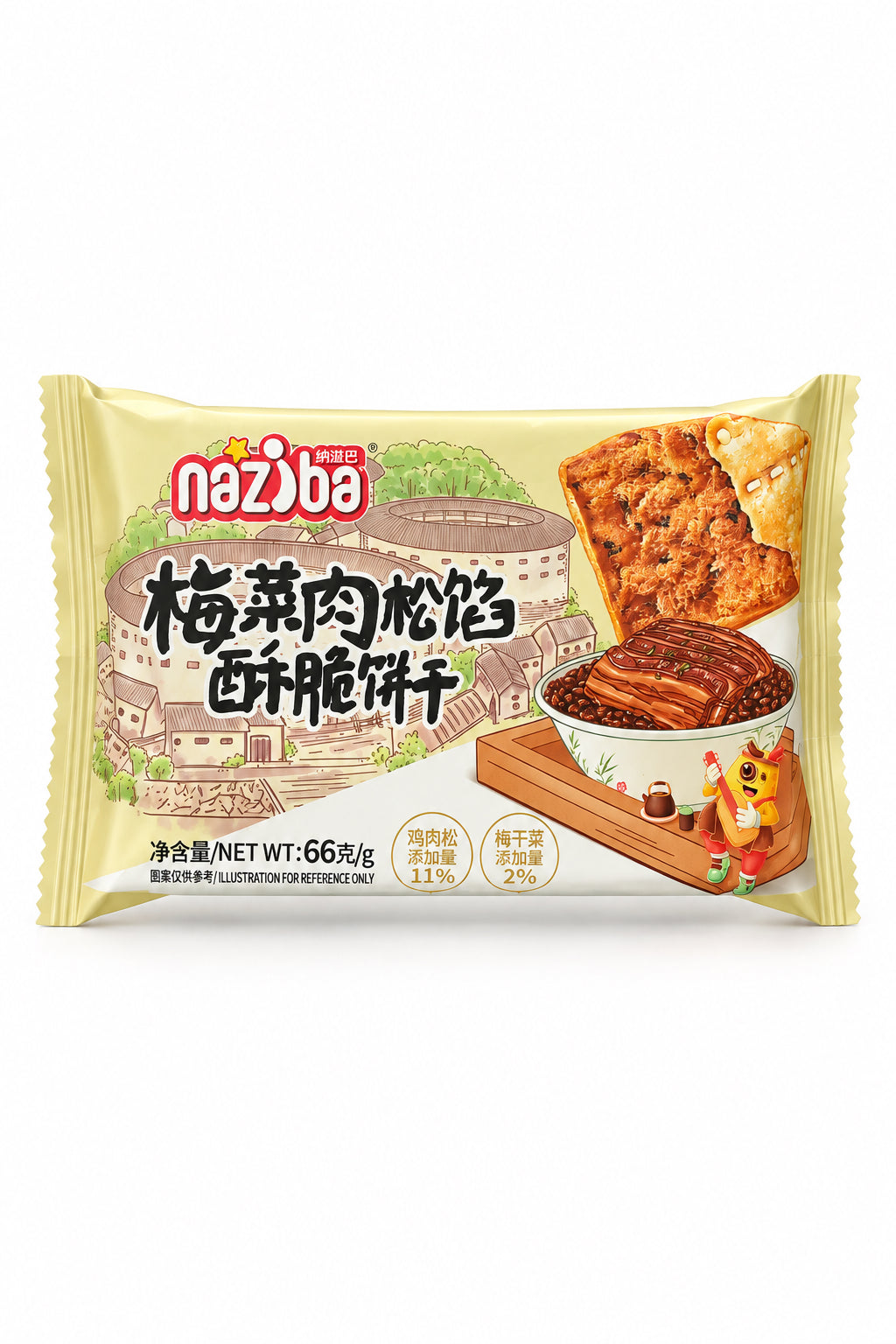 BISCOTTO GUSTO PIADINA CINESE  72G (BOX DA 10)