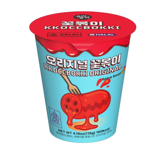 KKOCCBOKKI GNOCCHI DI RISO IN CUP 118G PICCANTE ORIGINALE [scatola da 8]