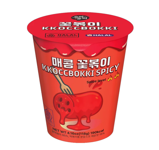KKOCCBOKKI GNOCCHI DI RISO IN CUP 118G PICCANTE LV2 [scatola da 8]