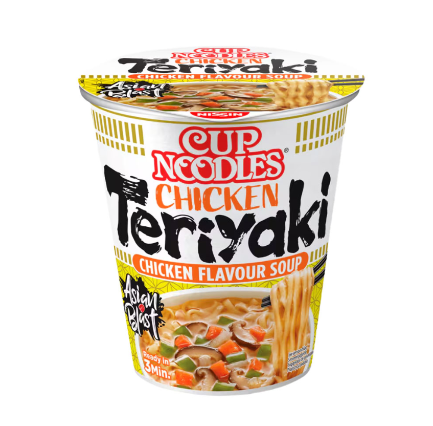 CUP NOODLES - RAMEN IN CUP 67G POLLO TERIYAKI [scatola da 8]