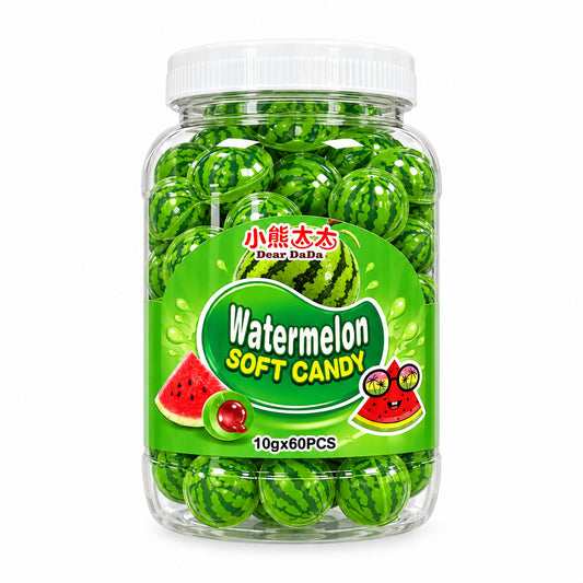 DEER DADA CARAMELLE GOMMOSE MORBIDE A FORMA DI COCOMERO  10 G (BOX DA 60)