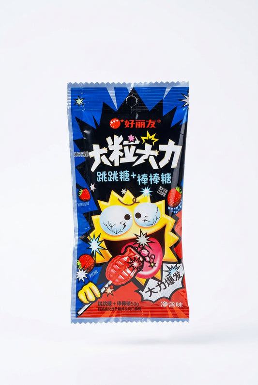 LECCA LECCA SCOPPIETTANTE ALLA FRAGOLA 16G (BOX DA 5)