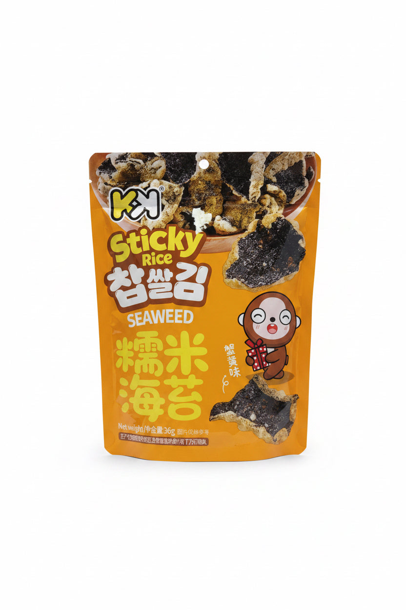 SNACK DI ALGHE GUSTO GRANCHIO 36g（BOX DA 12)
