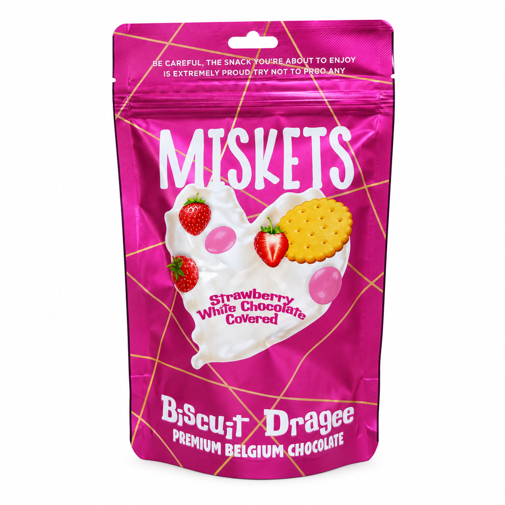 MISKETS BISCOTTI CON FRAGOLE LIOFILIZZATE CON 80G[box da 6]