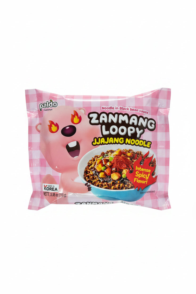 PALDO LOOPY JJAJANG NOOLE PICCANTE 110G（BOX DA 16）