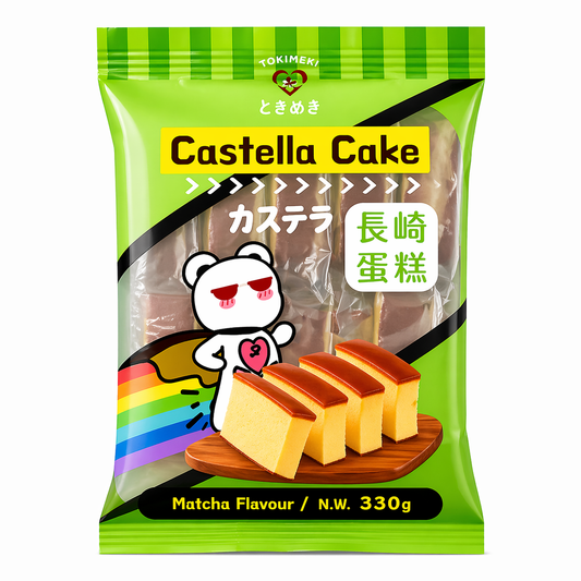 TOKIMEKI CASTELLA CAKE 330G GUSTO MATCHA [ box da 6]