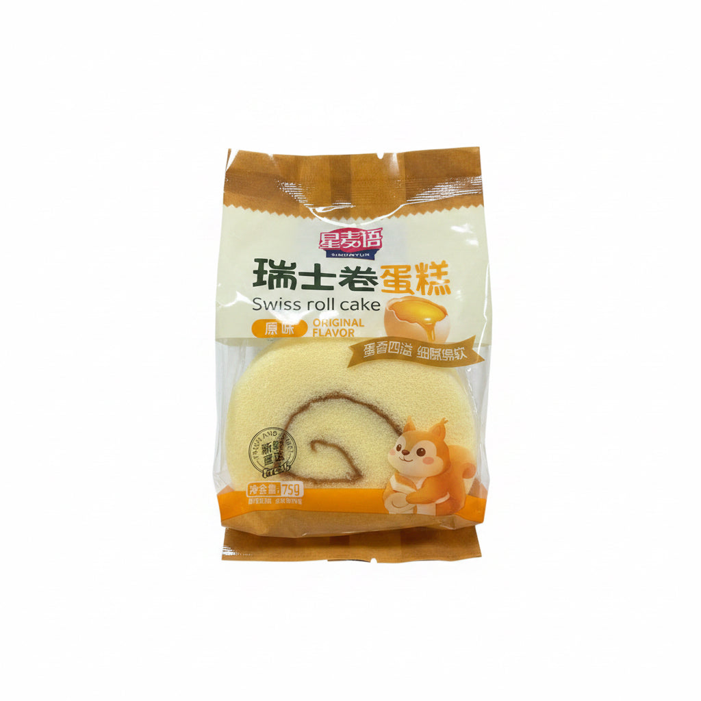 FLUFFY CAKE ROLL AL LATTE 75g[box da 32]