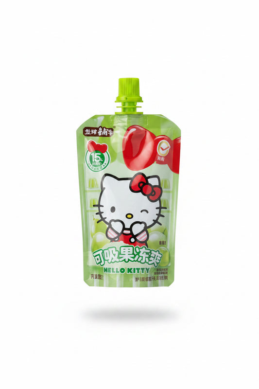 HELLO KITTY BEVANDA DI GELATINA ALL’UVA VERDE 125G [box da 12]