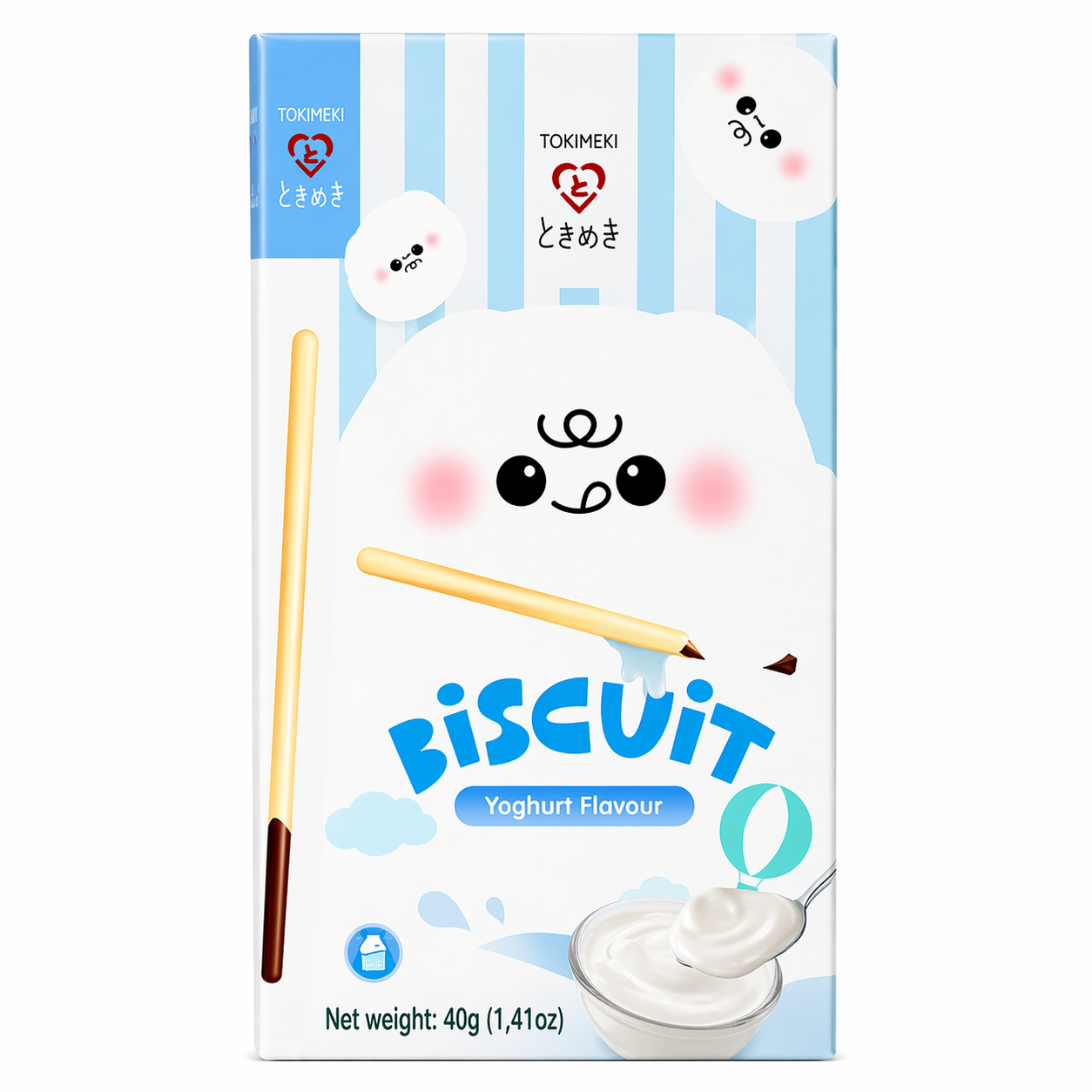 TOKIMEKI BISCOTTI STICK 40G YOGURT [ box da 10 ]