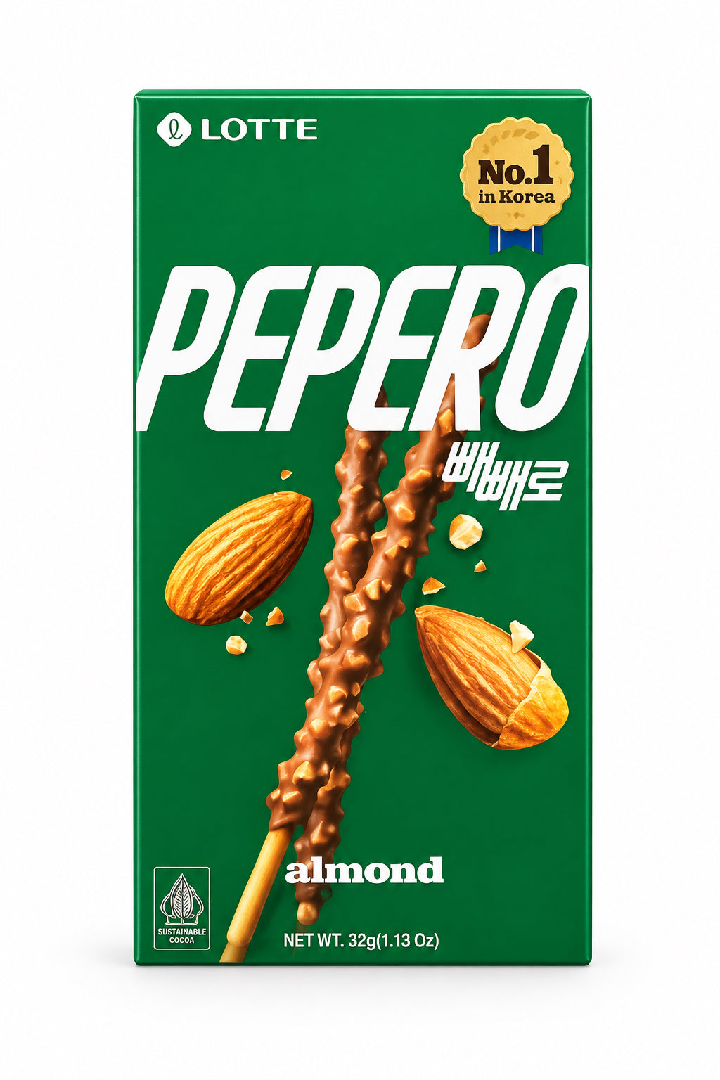 PEPERO ALMOND 32g (BOX DA 20)