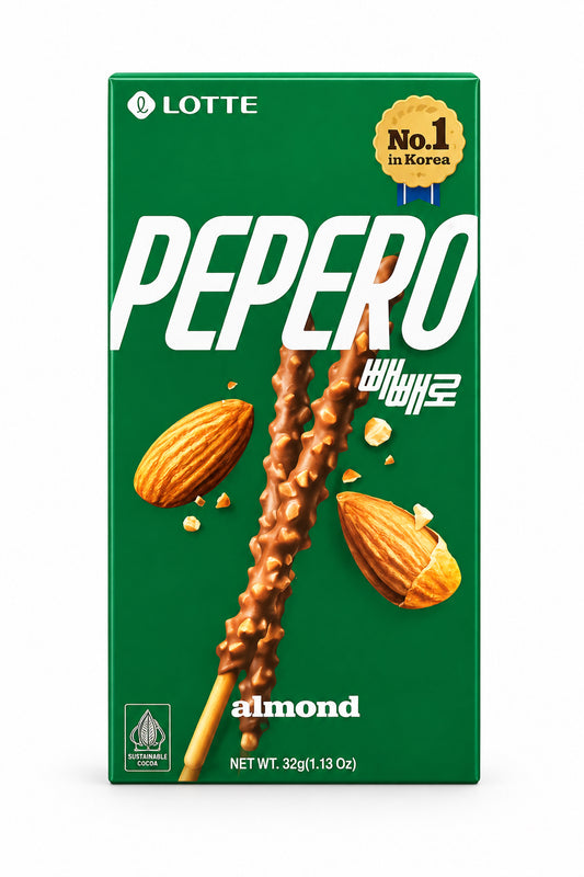 PEPERO ALMOND 32g (BOX DA 20)