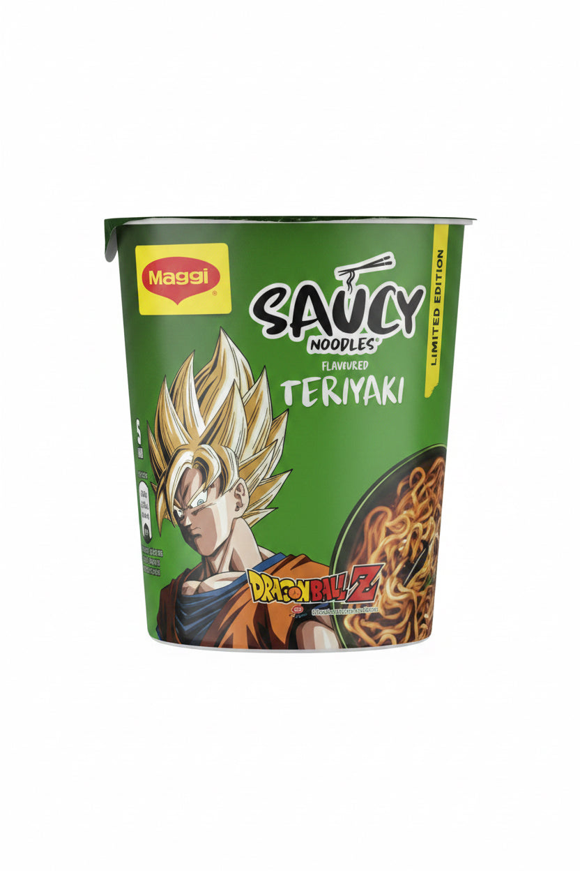 CUP NOODLES DRAGON BALL TERIYAKI  (  BOX DA 10)