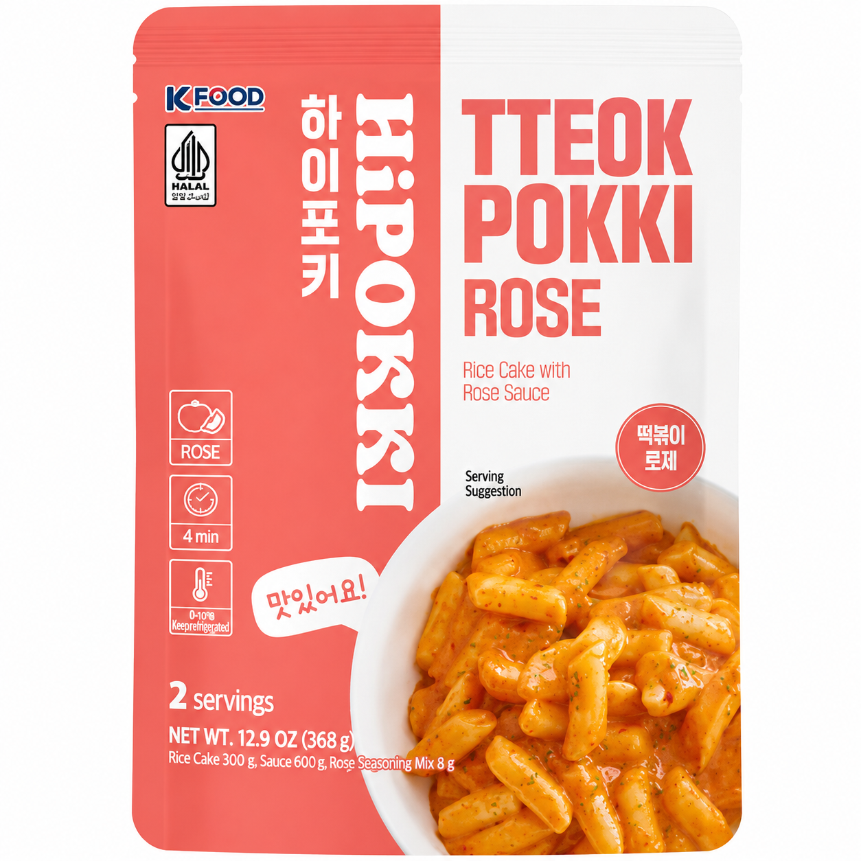 HIPOKKI TTEOBOKKI GNOCCHI DI RISO 240G SALSA ROSA [box da 10]