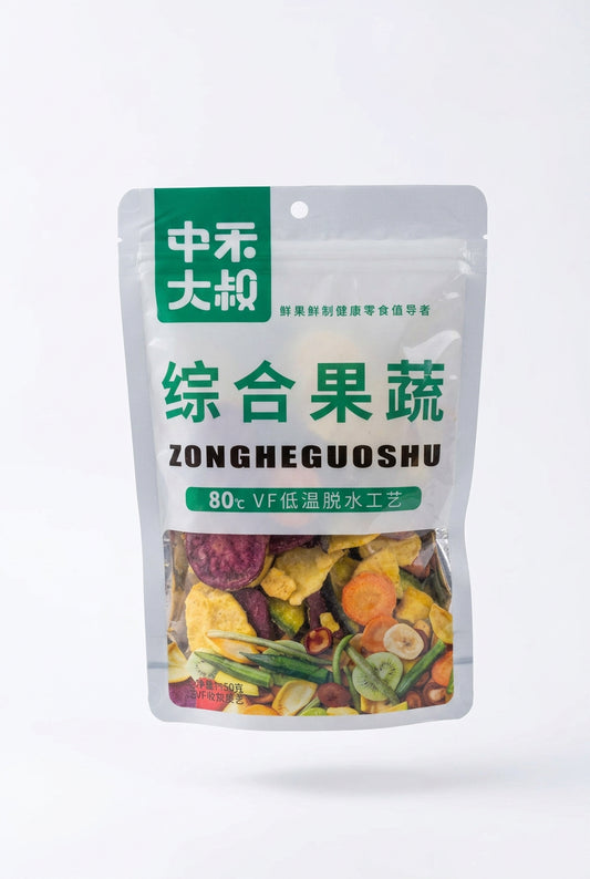 SNACK DI FRUTTA E VERDURE CROCCANTE 150G （BOX DA 10）
