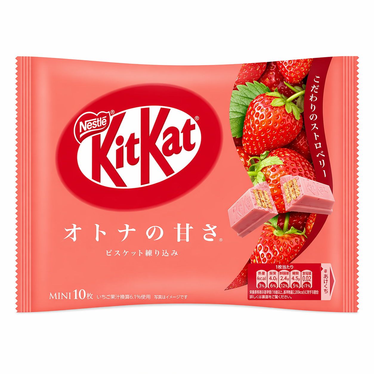 KIT KAT GUSTO FRAGOLA[box da 6