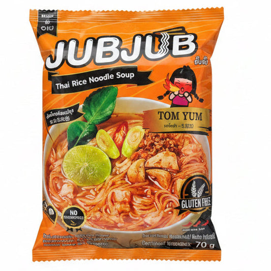 JUBJUB NOODLES DI RISO AL TOM YUM [box da 12]