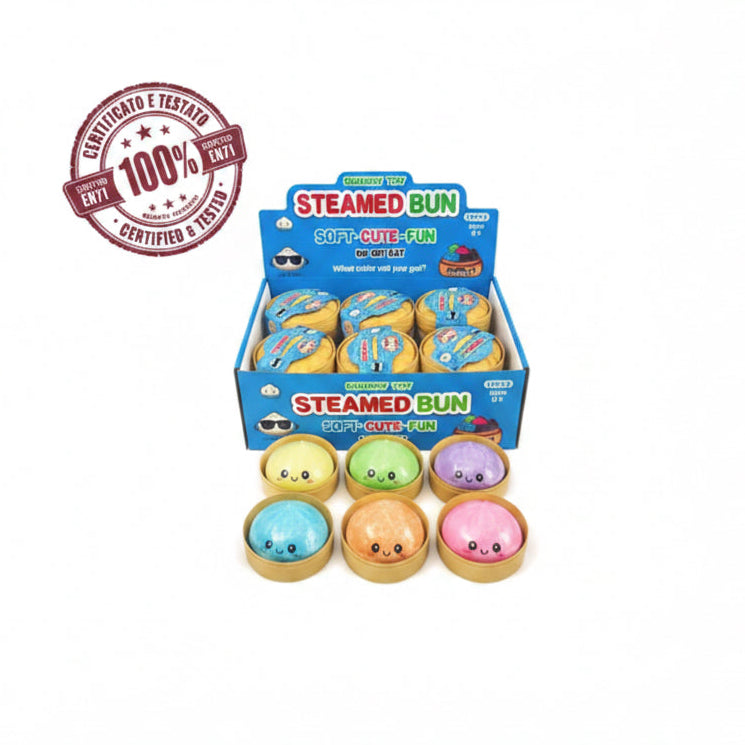 RAVIOLI SQUISHY GLITTER 8.5cm （ BOX DA 12）
