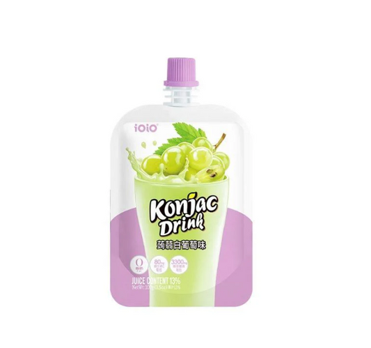 iOiO Gelatina di Konjac gusto UVA VERDE 100G