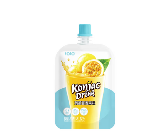 iOiO Gelatina di Konjac gusto FRUTTO PASSIONE 100G