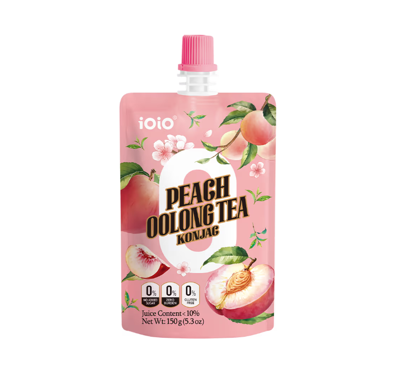 iOiO Gelatina di Konjac THE OOLONG/PESCA 150G