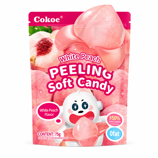 COKOC CARAMELLE SBUCCIABILI 75G PESCA  [ box da 10]