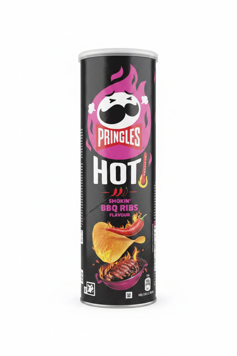 PRINGLES AL BBQ RIBES 160g (BOX DA 10)