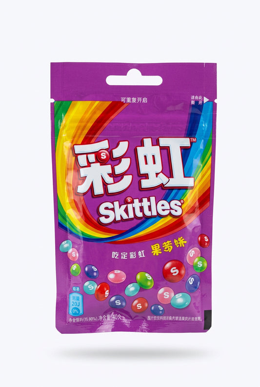 SKITTLES CINESE AI FRUTTI DI BOSCO 40G (BOX DA 10)