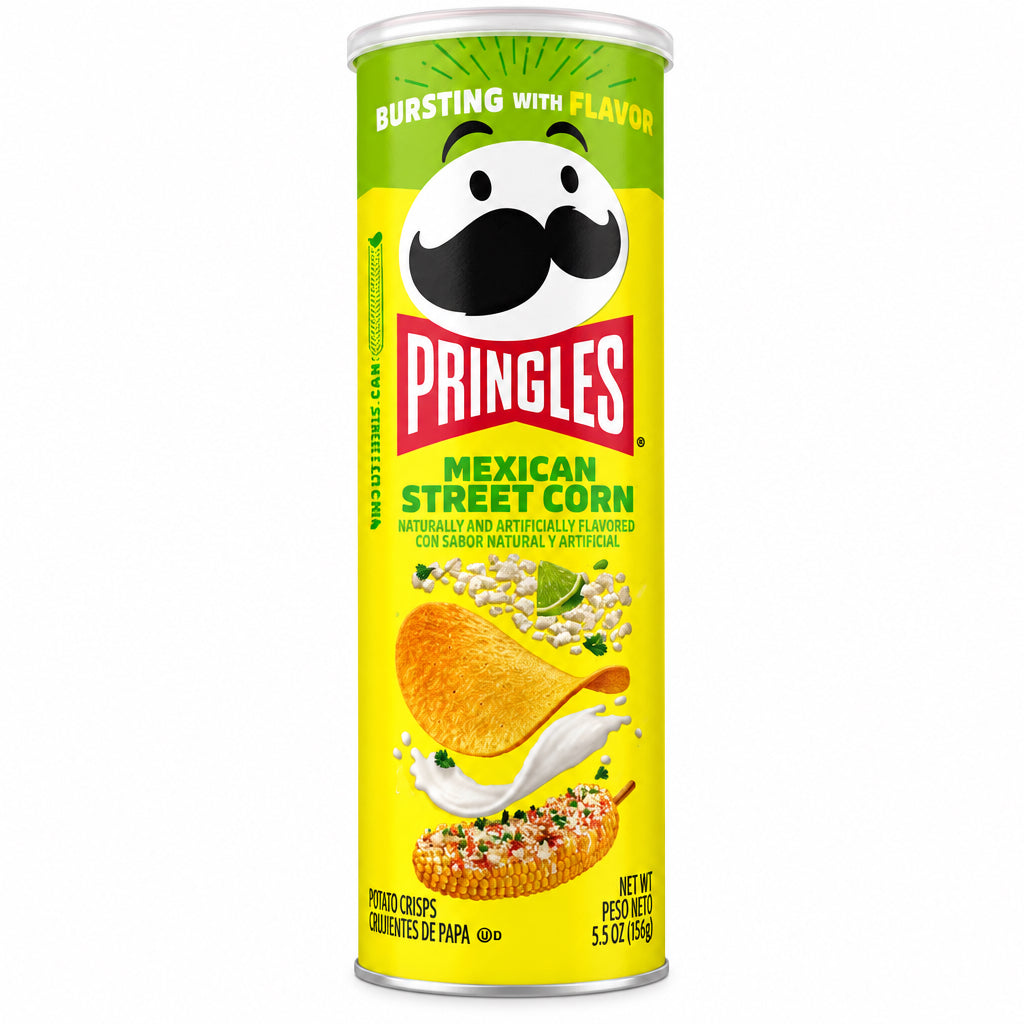 PRINGLES MEXICAN  STREET CORN 156g (BOX DA 7)
