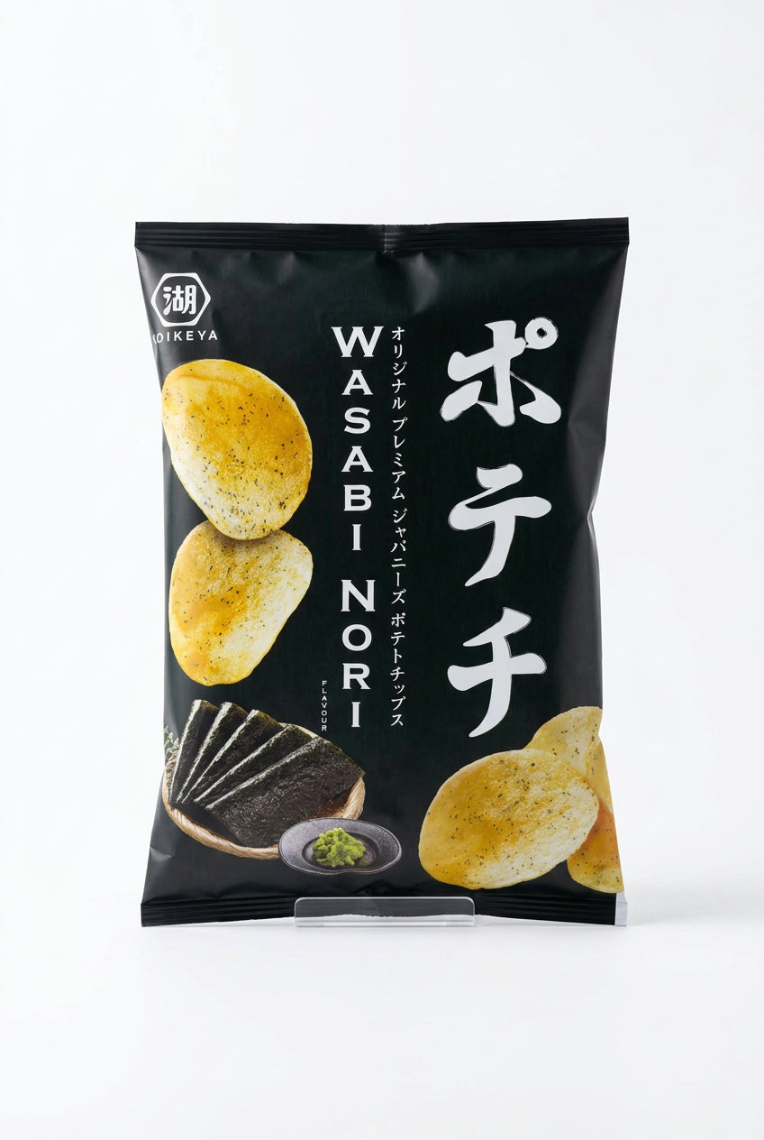 KOIKEYA PATATINE 100G ALGA NORI E WASABI (BOX DA 6)