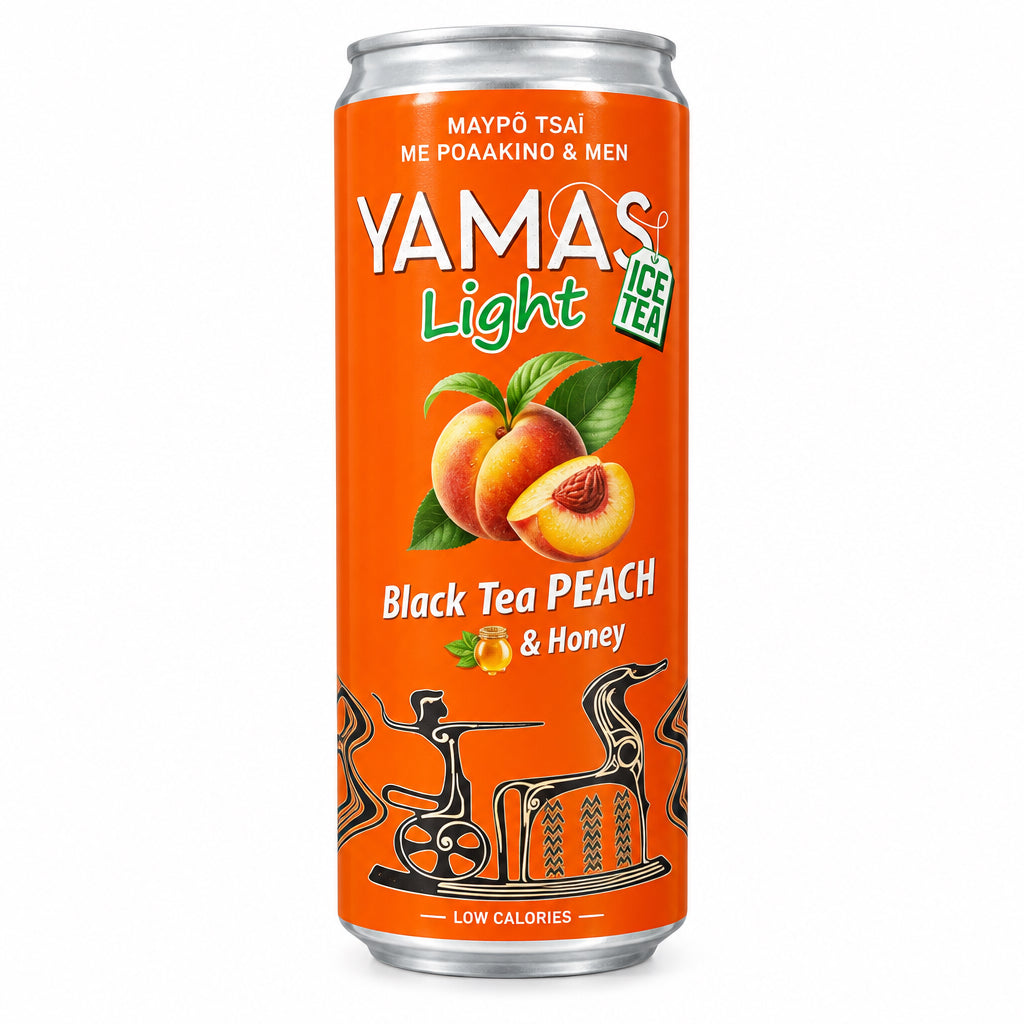 YAMAS BEVANDA TE NERO E PESCA 330ML ( BOX DA 6)