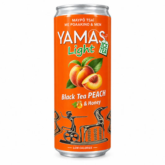 YAMAS BEVANDA TE NERO E PESCA 330ML ( BOX DA 6)