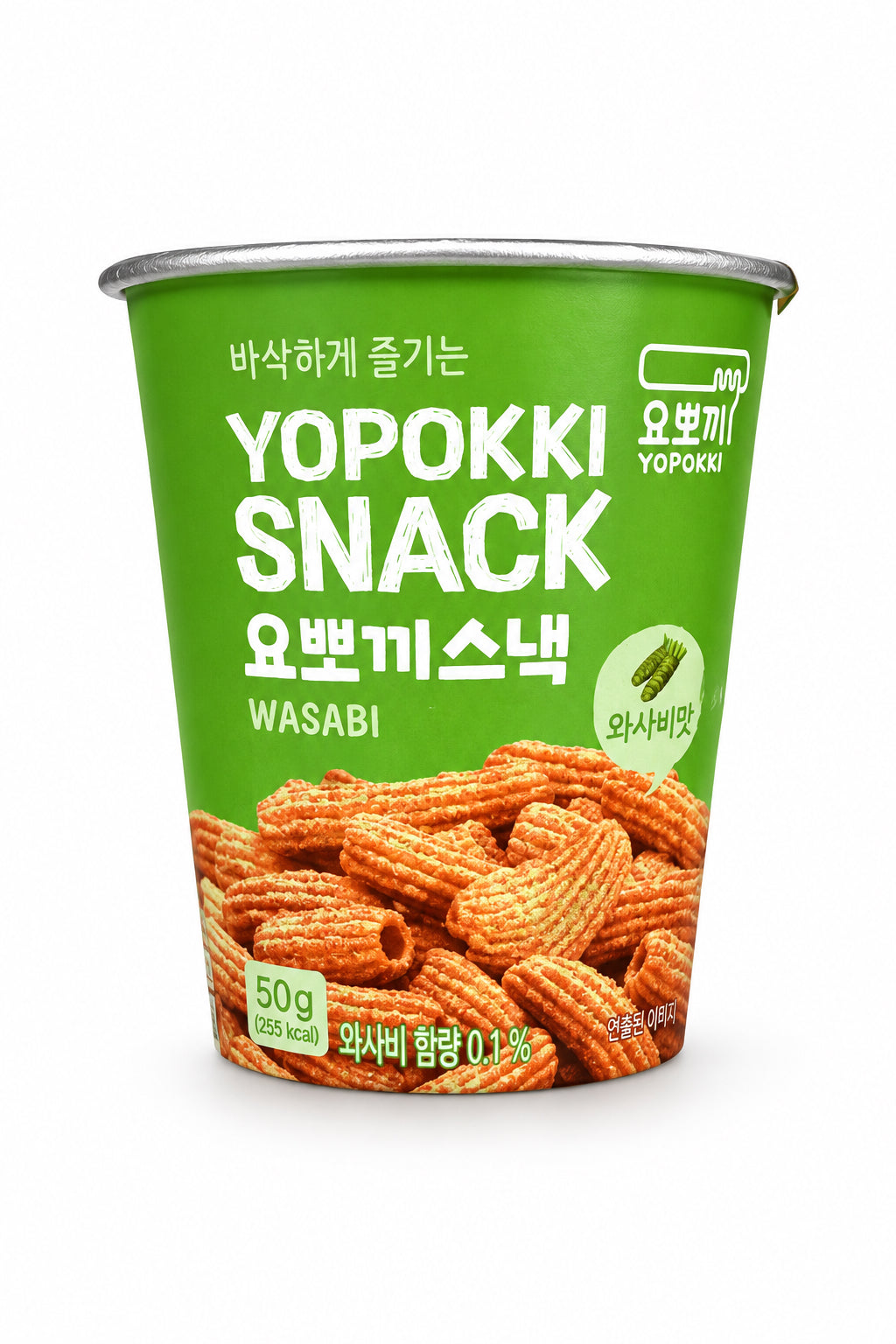 SNACK PATATINE YOPOKKI AL WASABI 50G (BOX DA 6)