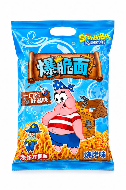 SNACK RAMEN SPONGEBOB AL BBQ 20gx8 (BOX DA 5)