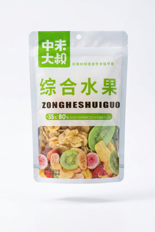 SNACK DI FRUTTA MISTA LIOFILIZZATA 108G（BOX DA 10）