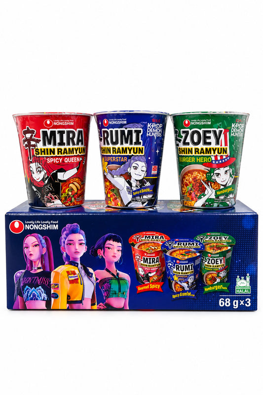 BOX HUNTRIX SHIN-RAMEN 68g (BOX DA 3)