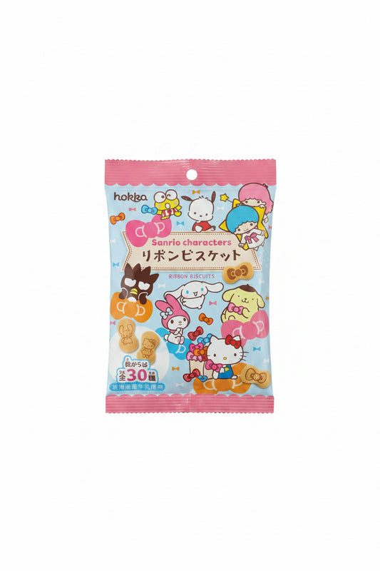 HOKKA BISCOTTI SANRIO A FORMA DI FIOCCO 42 G（BOX DA 10）