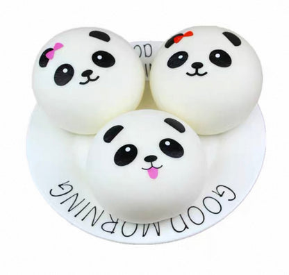 PANDA SQUISHY CON CALAMITA 8cm ( CONF. 12pezzi )