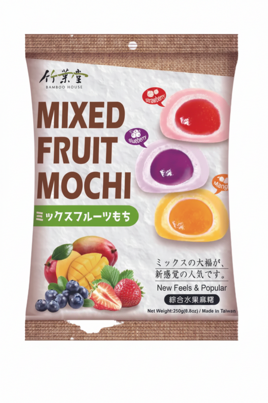BAMBOO HOUSE MOCHI AI FRUTTI MISTI 250 G(box da 10)
